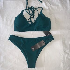Emerald green bikini size M